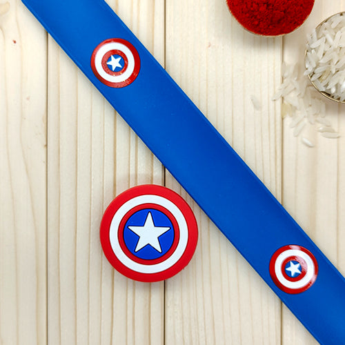 Captain America flag Shield kids Rakhi