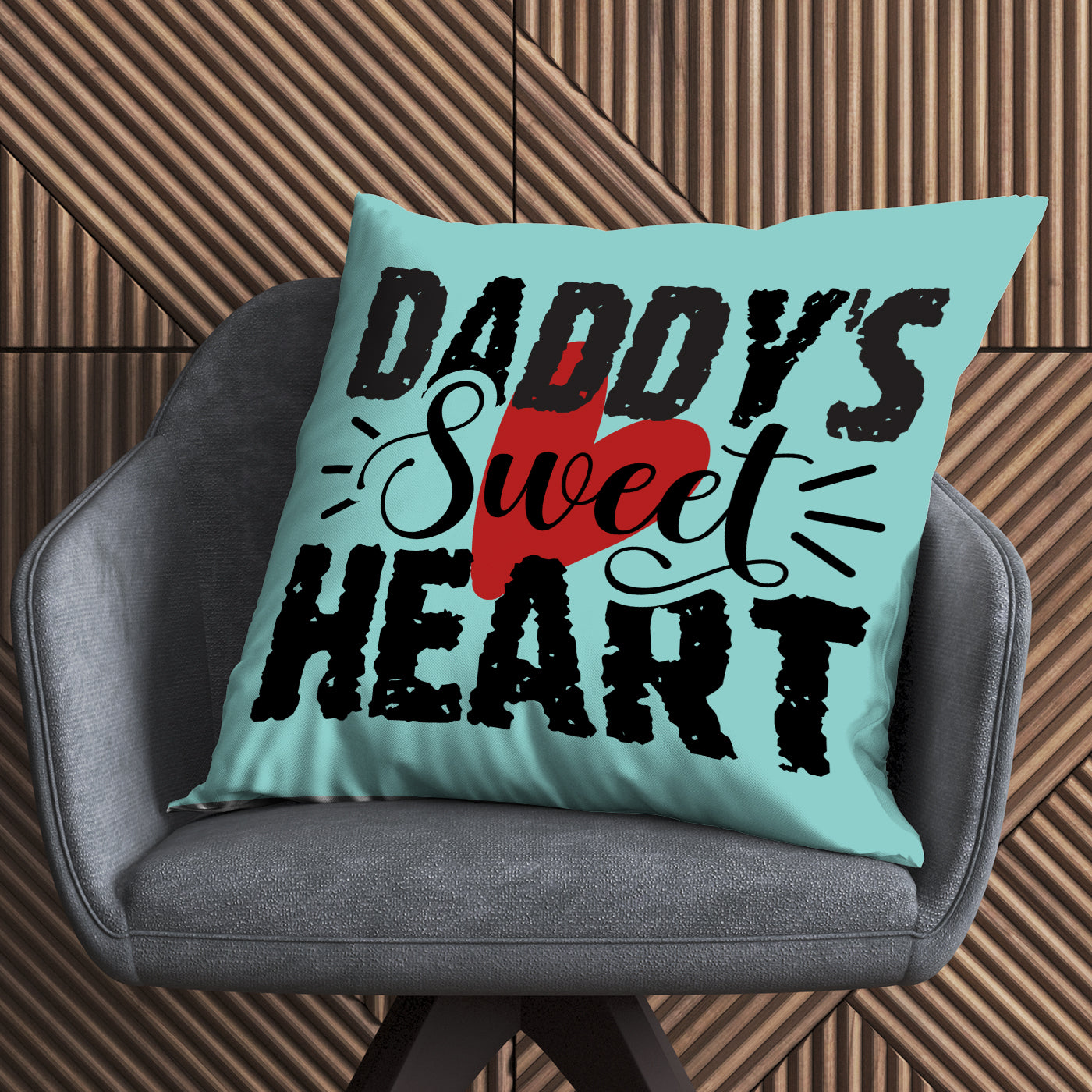 Daddy sweet heart Pillow