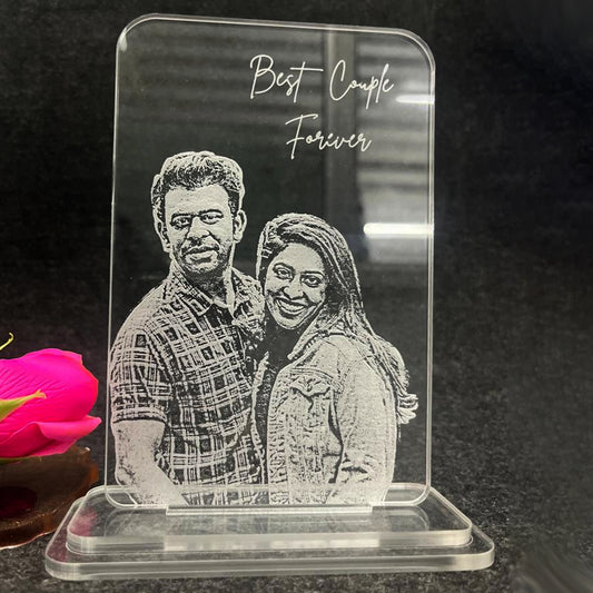 Best Couple Engraved Photo Frame (6x4 Inches)