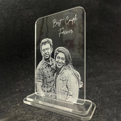 Best Couple Engraved Photo Frame (6x4 Inches)