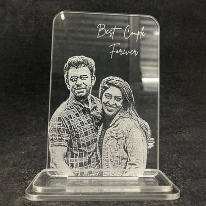 Best Couple Engraved Photo Frame (6x4 Inches)