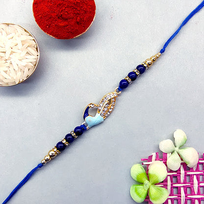 peacock design Rakhi