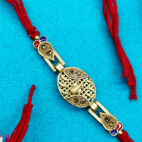 Ganesh golden Rakhi