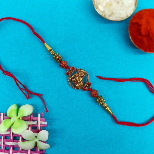 Ladu gopal with Rudaraksh Rakhi