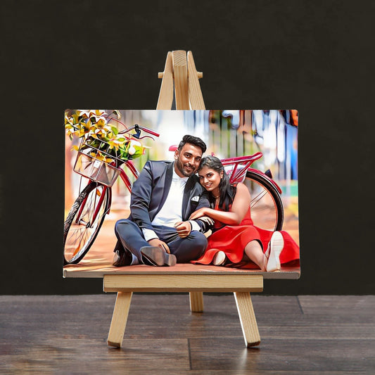personalize Memories Canvas With stand