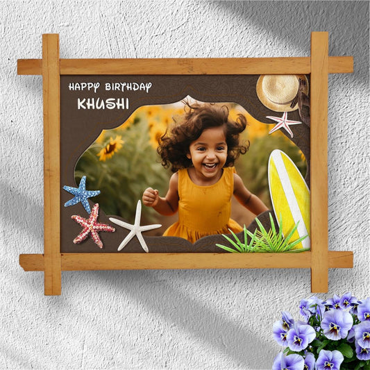 Personalized Photo Wooden Frame For Birthday