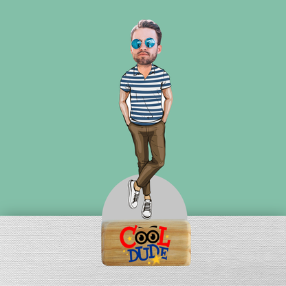 Cool Dude Boy Caricature