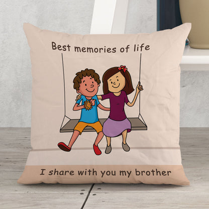 Best memories of life Satin Pillow