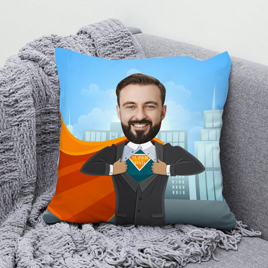 Dad Caricature Pillow