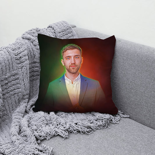 Personalized oil paint Satin Pillow