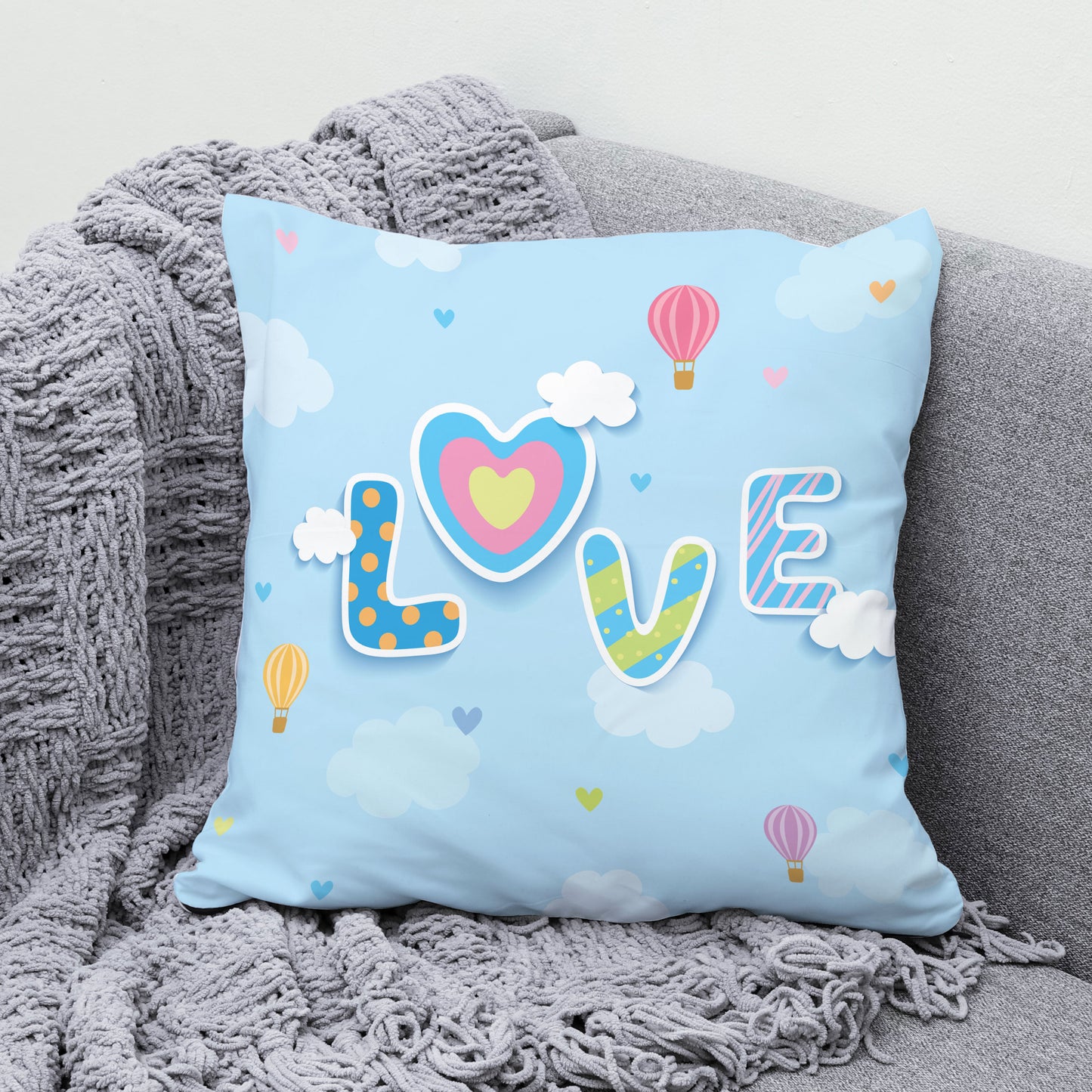 Love Printed Pillow