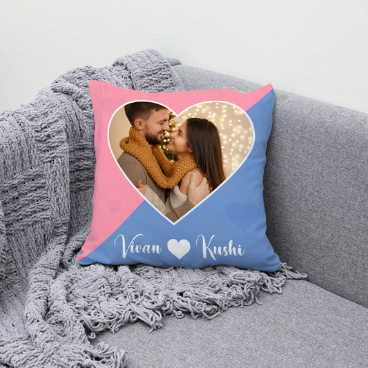 Personalized satin pillow