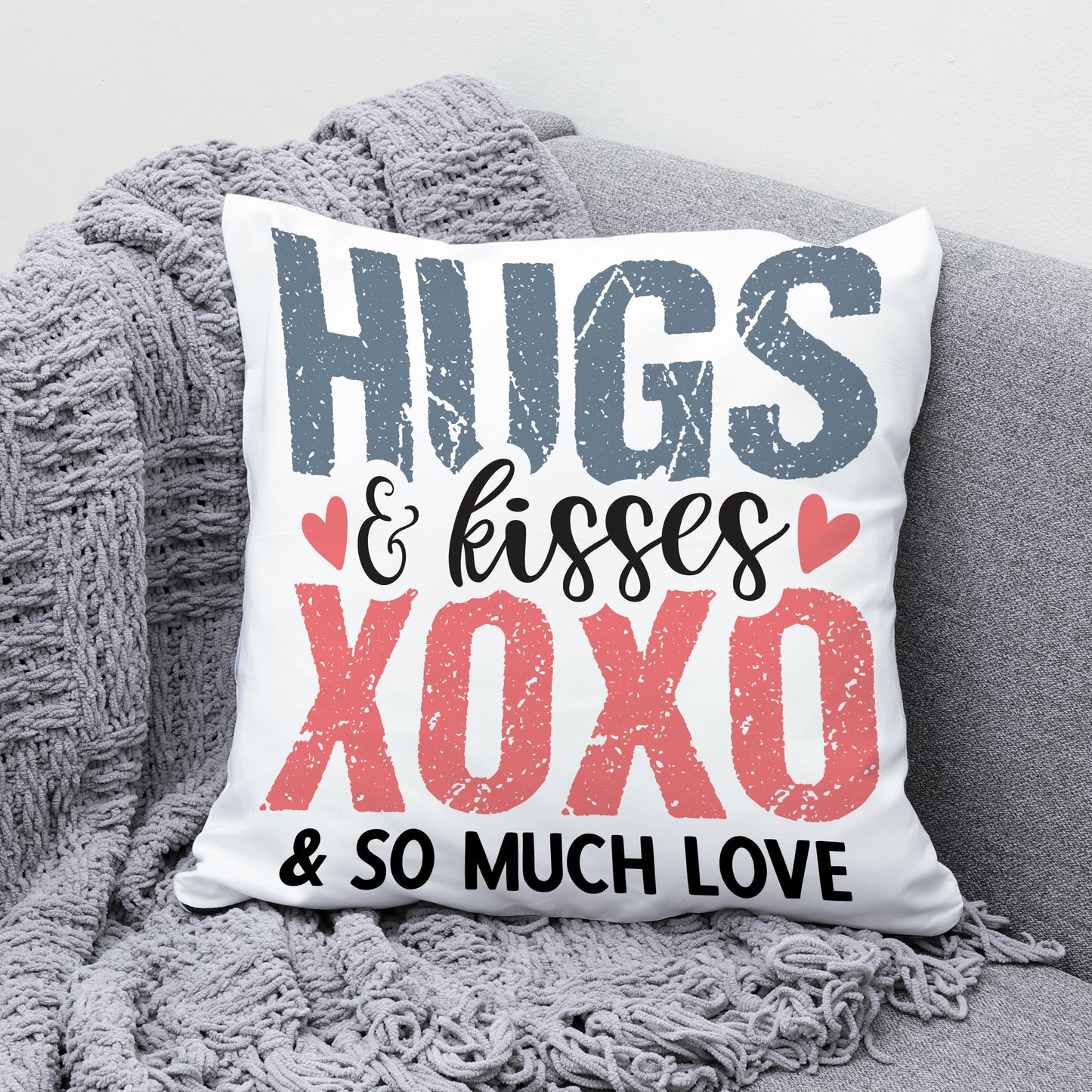 Hug and Kisses cushion for your loveonce