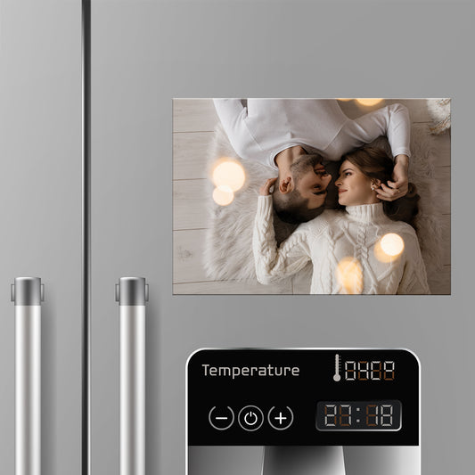 Couple personalized fridge magnet