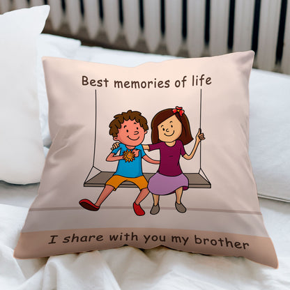 Best memories of life Satin Pillow