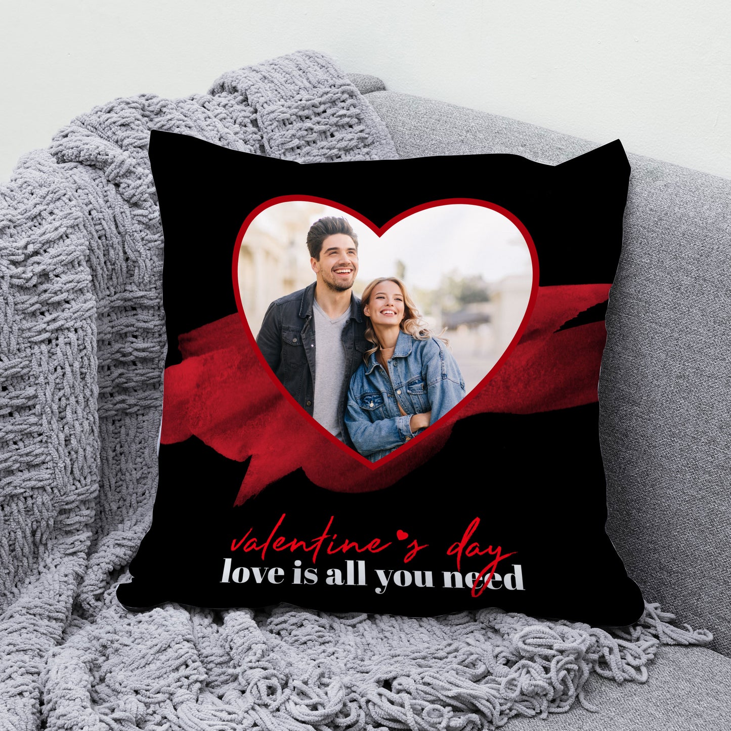 couple special Personalized satin pillow