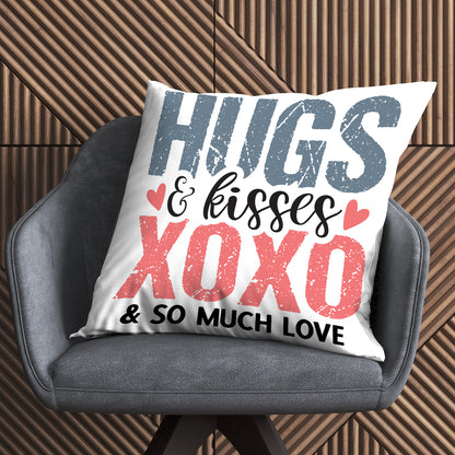 Hug and Kisses cushion for your loveonce