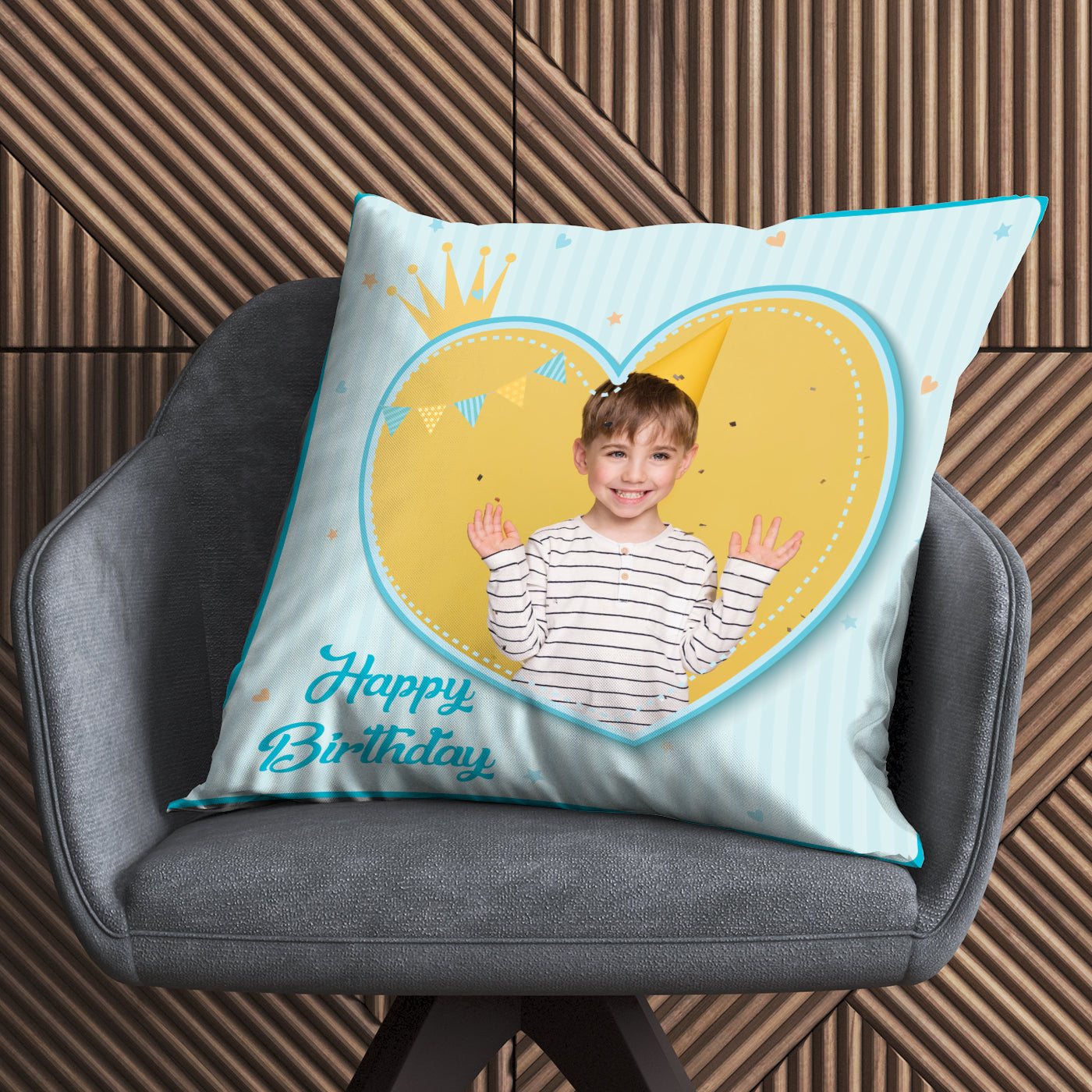 Personalize Happy Birthday Special Pillow