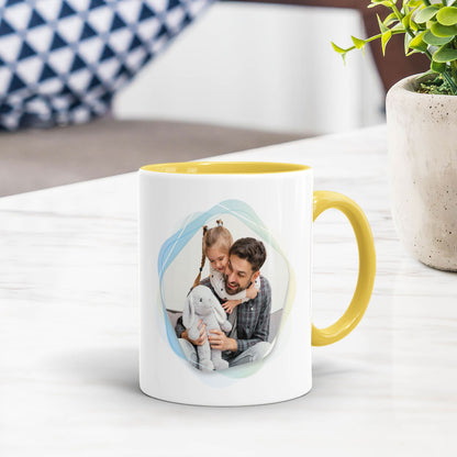 Personalize mom & dad mug