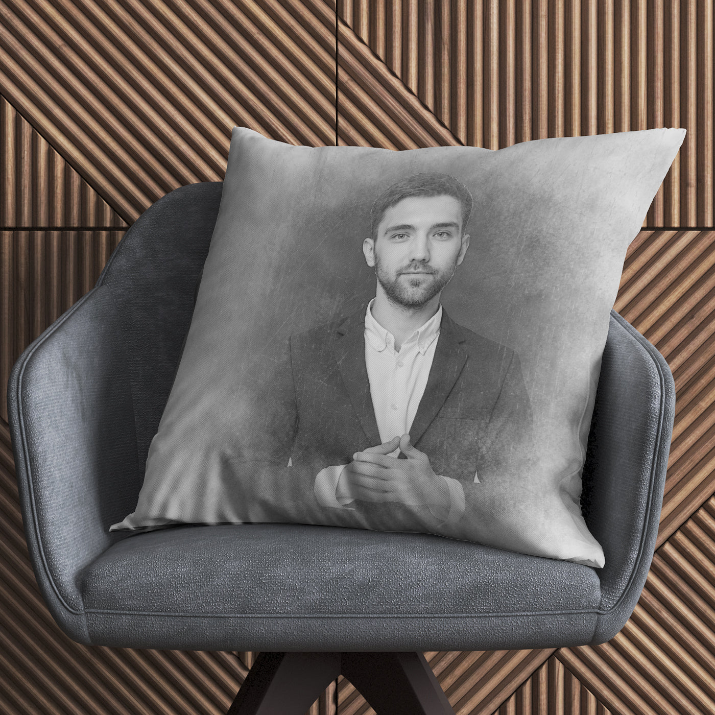 Personalized sketch Effect Satin Pillow