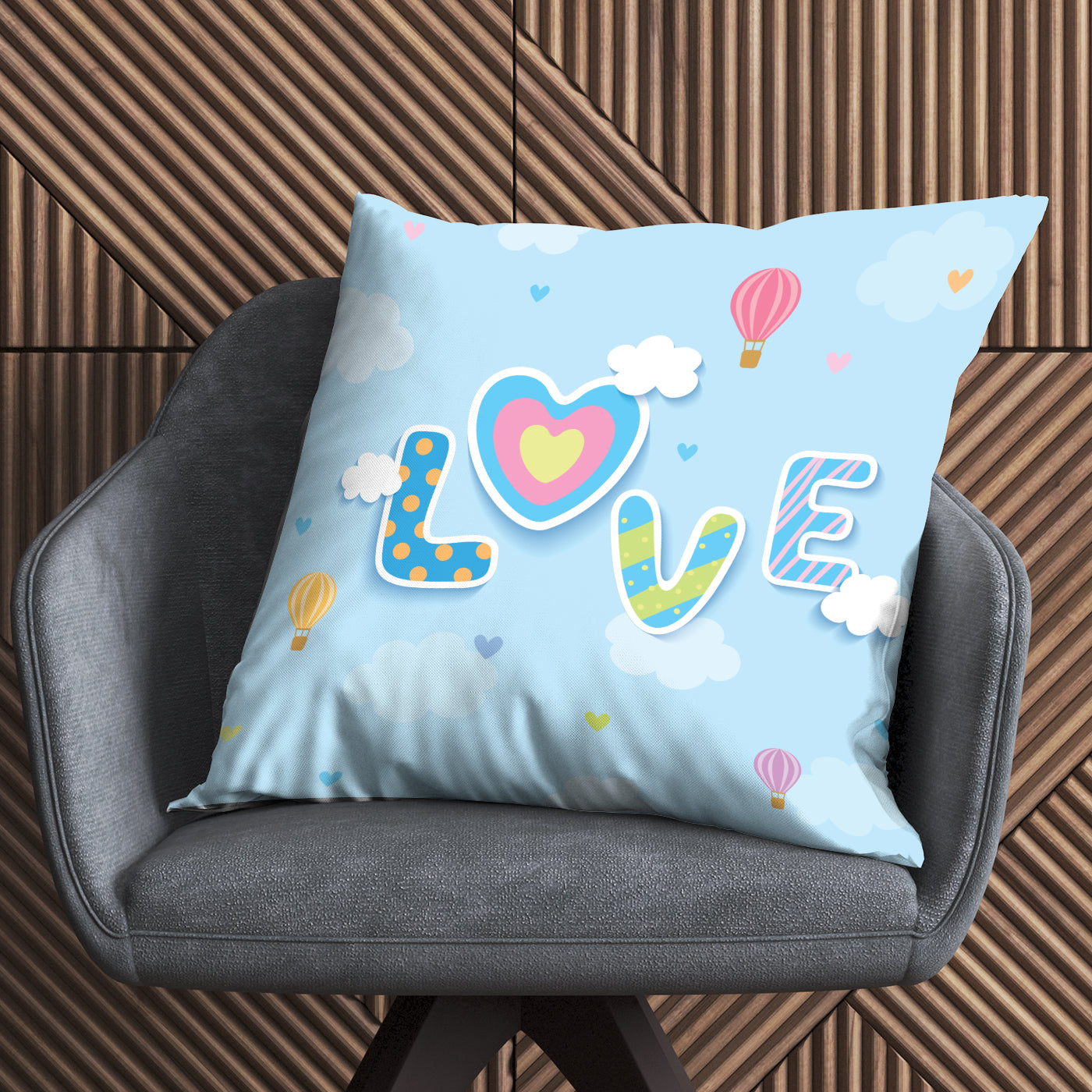 Love Printed Pillow