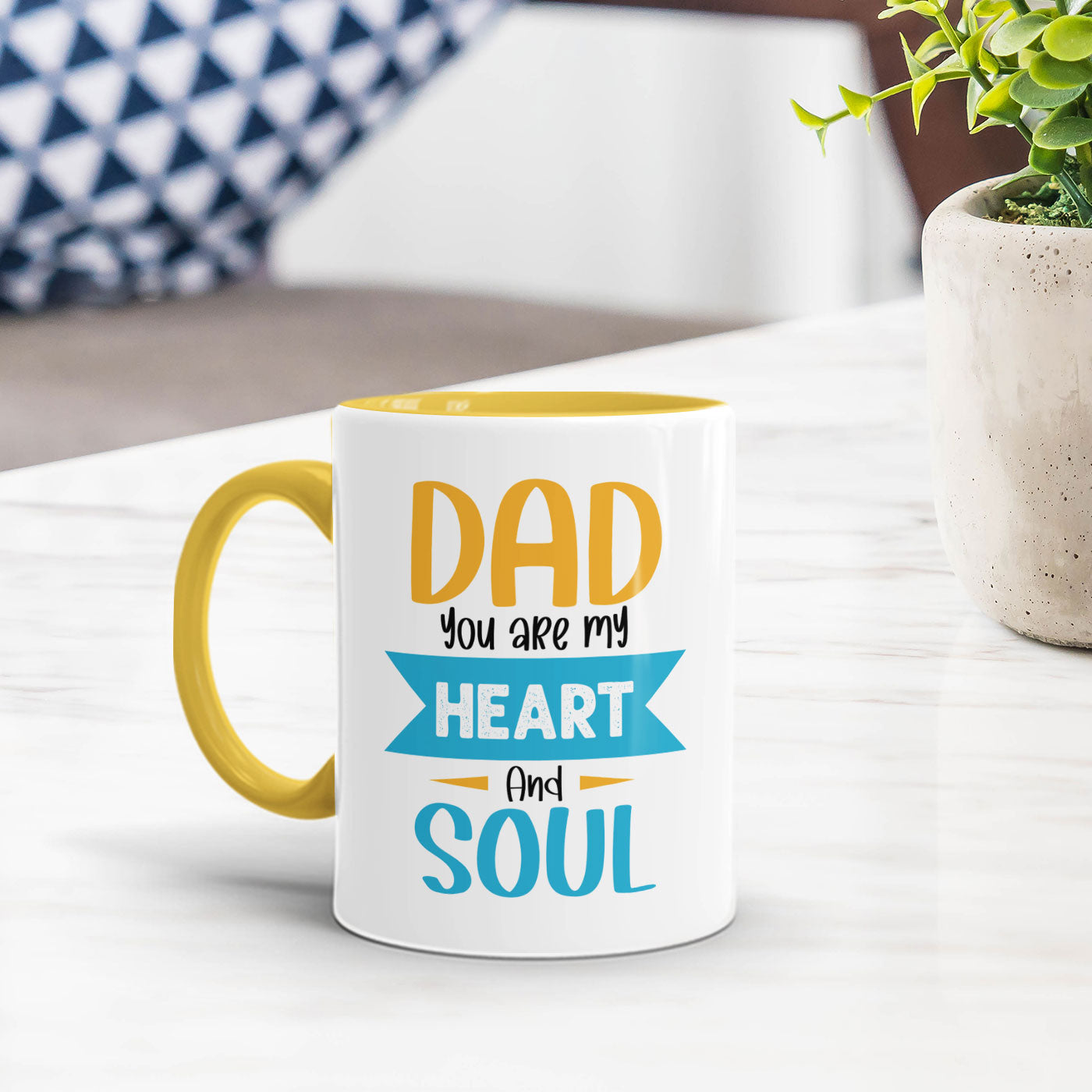 Personalize mom & dad mug